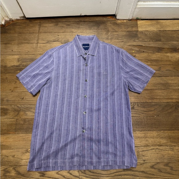 Tommy Bahama Silk Button Down Shirt Size M - Picture 1 of 4